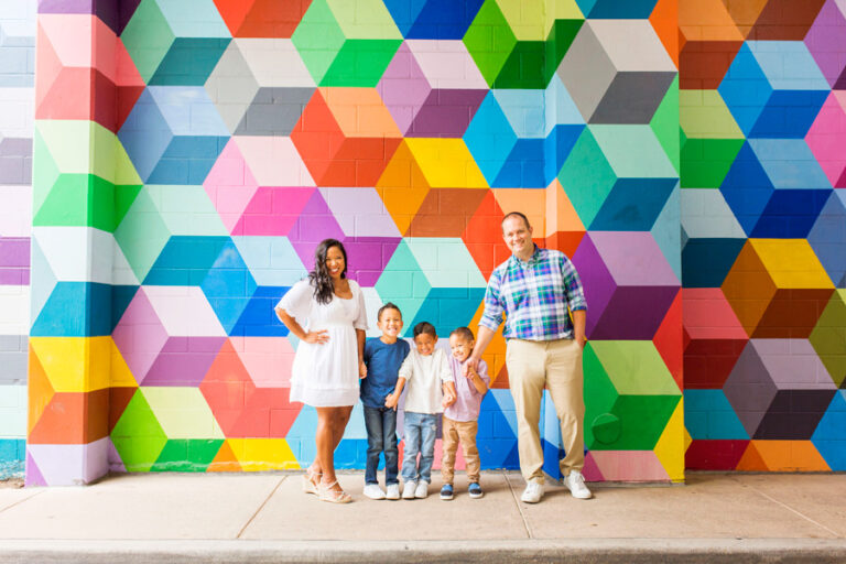 dfw familiy photoshoot outdoors in Dallas