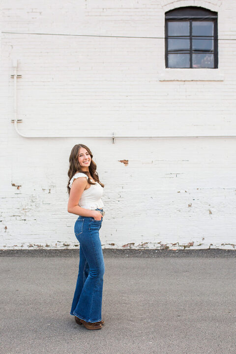 Plano Senior Photos light and airy