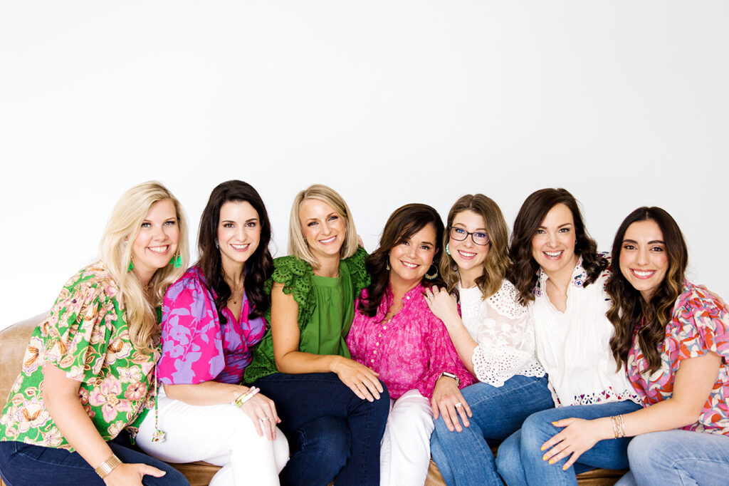 plano headshots taking group and team photos of realtors and professionals in studio