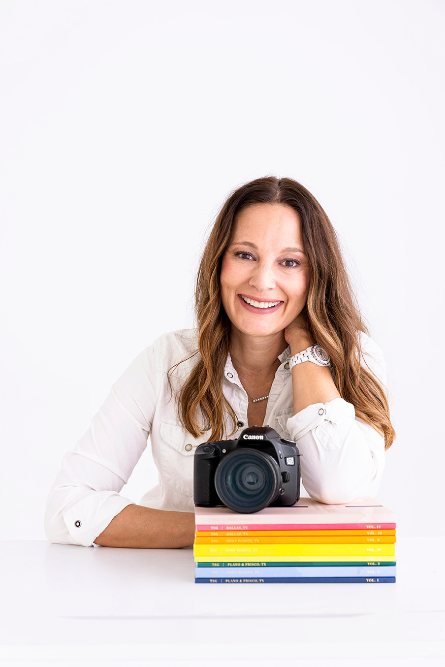 Portaits of a dfw brand photographer at the lumen room