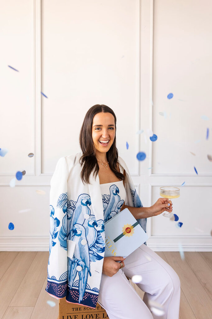 plano brand photographer in dfw celebration pose