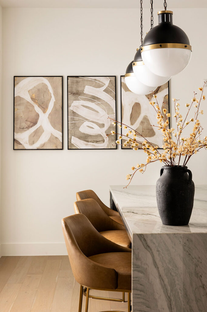 detailed shot of modern kitchen in Dallas