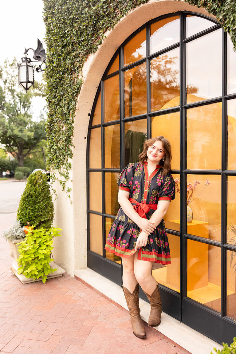 fall dallas senior photos at highland park