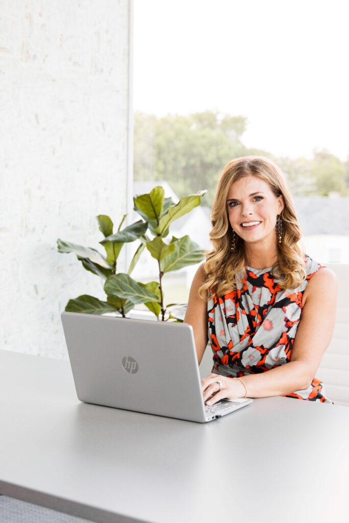 updated headshot and brand photos in office