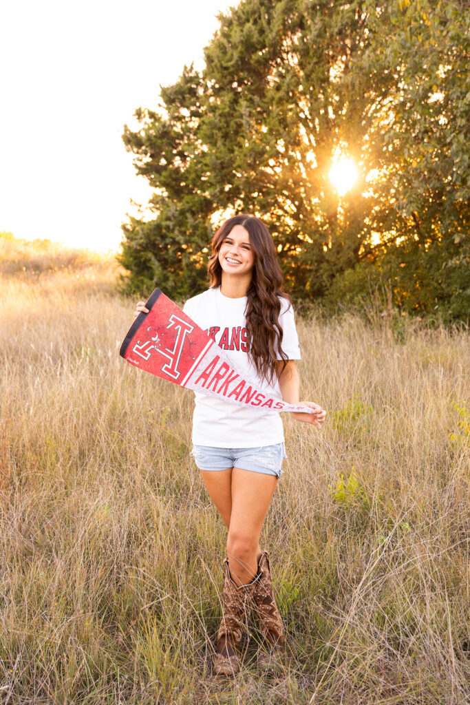 senior girl in arbor hills