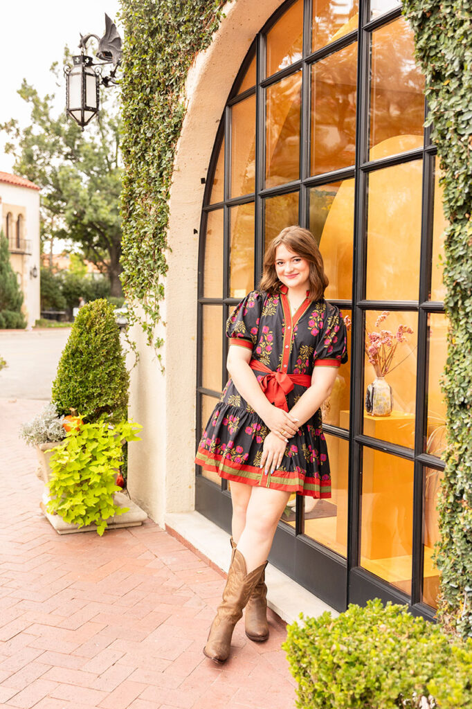 senior pictures dallas in the morning